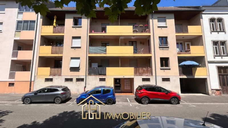 Appartement 2 pièces loué – dpe c – garage et cave
